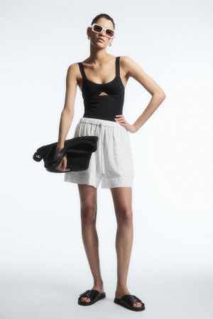Dámské Plavky COS Cut-Out Scoop-Neck Černé | VRLZ-14896