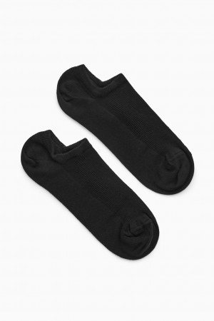 Dámské Ponožky COS 2-Pack Trainer Černé | MZPS-75014
