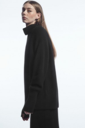 Dámské Svetry COS Pure Cashmere Turtleneck Černé | EQDA-12748