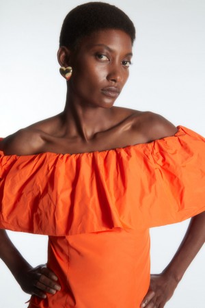 Dámské Topy COS Voluminous Off-The-Shoulder Světle Oranžové | HQAG-61438