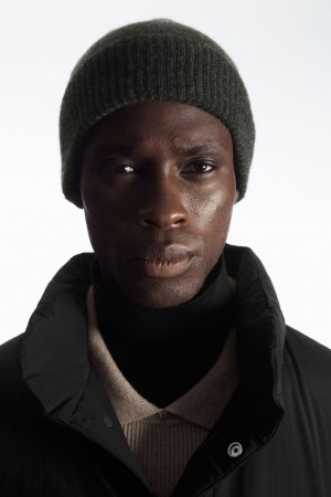Dámské Čepice COS Pure Cashmere Tmavě Šedé | WQHE-27146