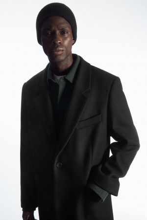 Dámské Čepice COS Pure Cashmere Černé | FHKE-49287