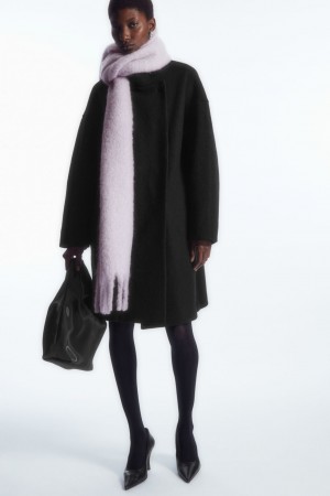 Dámské Šátek COS Oversized Mohair-Blend Fialové | YQKV-45138