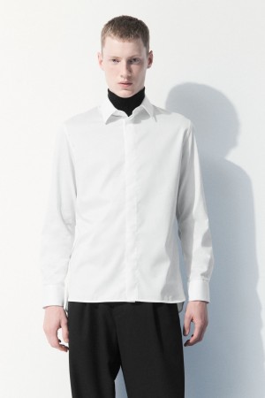 Pánské Košile COS The Essential Tailored Bílé | ACVX-28549