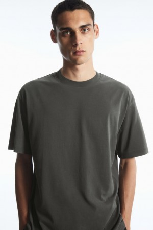 Pánské Tričko COS The Super Slouch Šedé | YTXE-69478