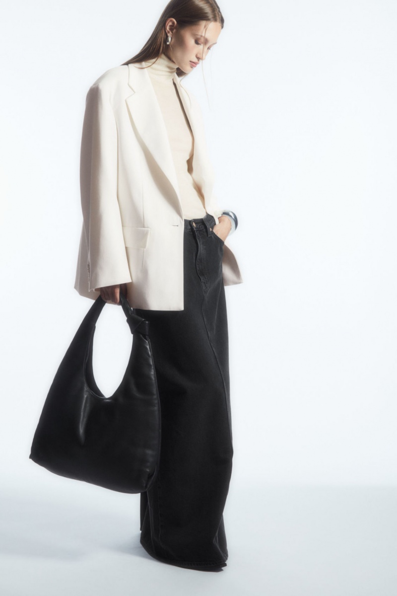 Dámské Blejzr COS Oversized Crepe Bílé | YETZ-67253