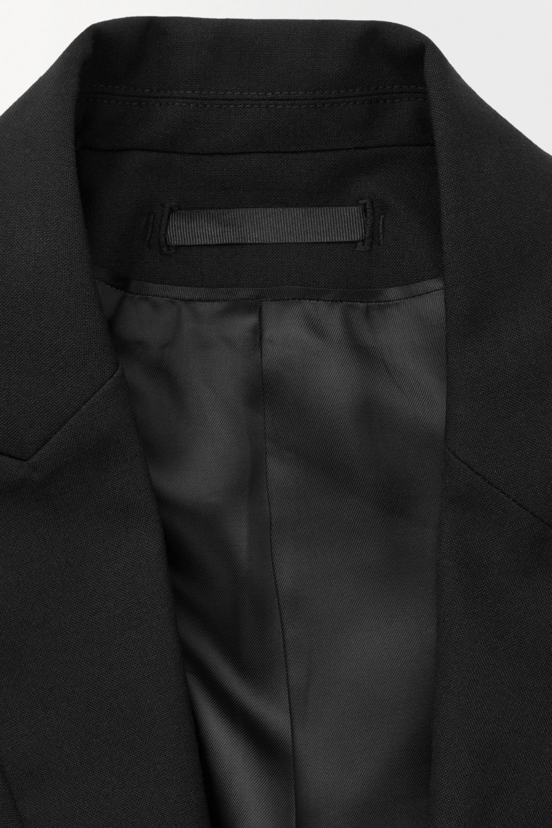Dámské Blejzr COS The Deconstructed Černé | AHGN-05742