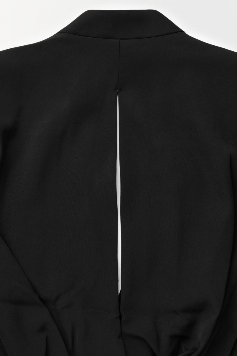 Dámské Blejzr COS The Draped-Pasem Černé | AKIV-45027