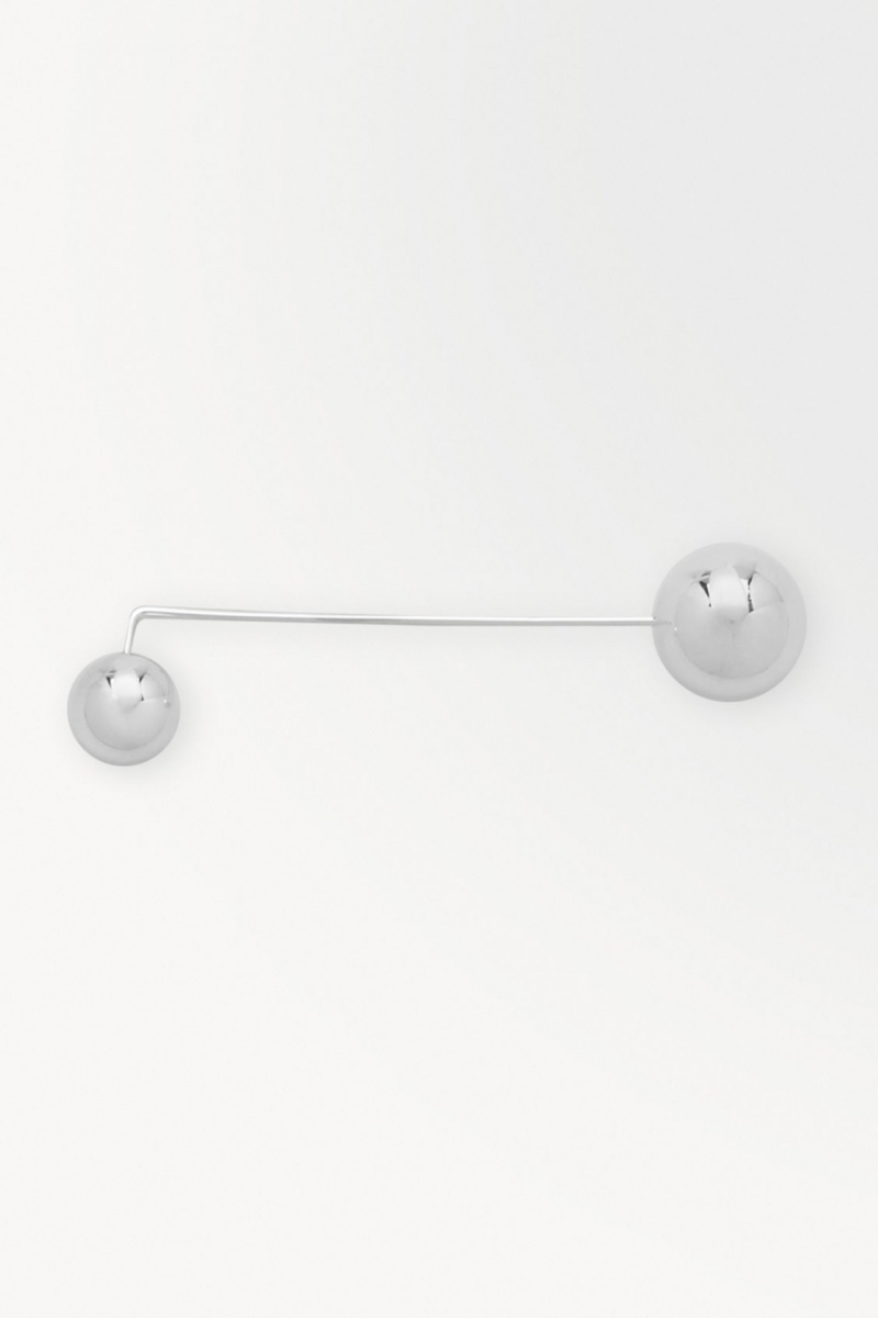 Dámské Brože COS The Sphere Recycled Sterling Silver Stříbrné | HQTD-27504