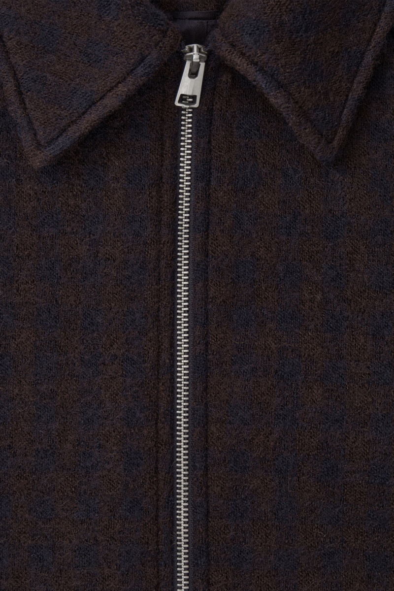 Dámské Bundy COS Oversized Boiled-Vlna Tmavě Blankyt | JXLW-83721