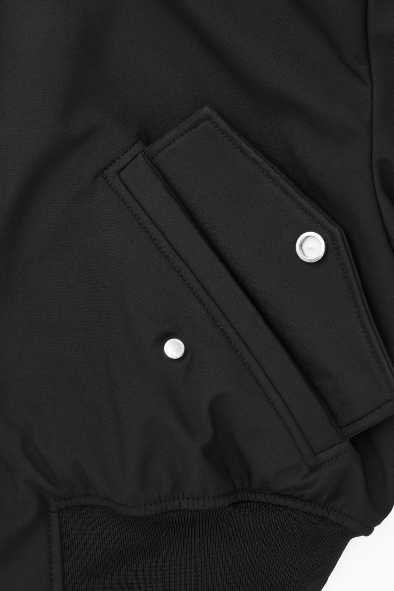 Dámské Bundy COS Oversized Cropped Bomber Černé | PRBE-12567