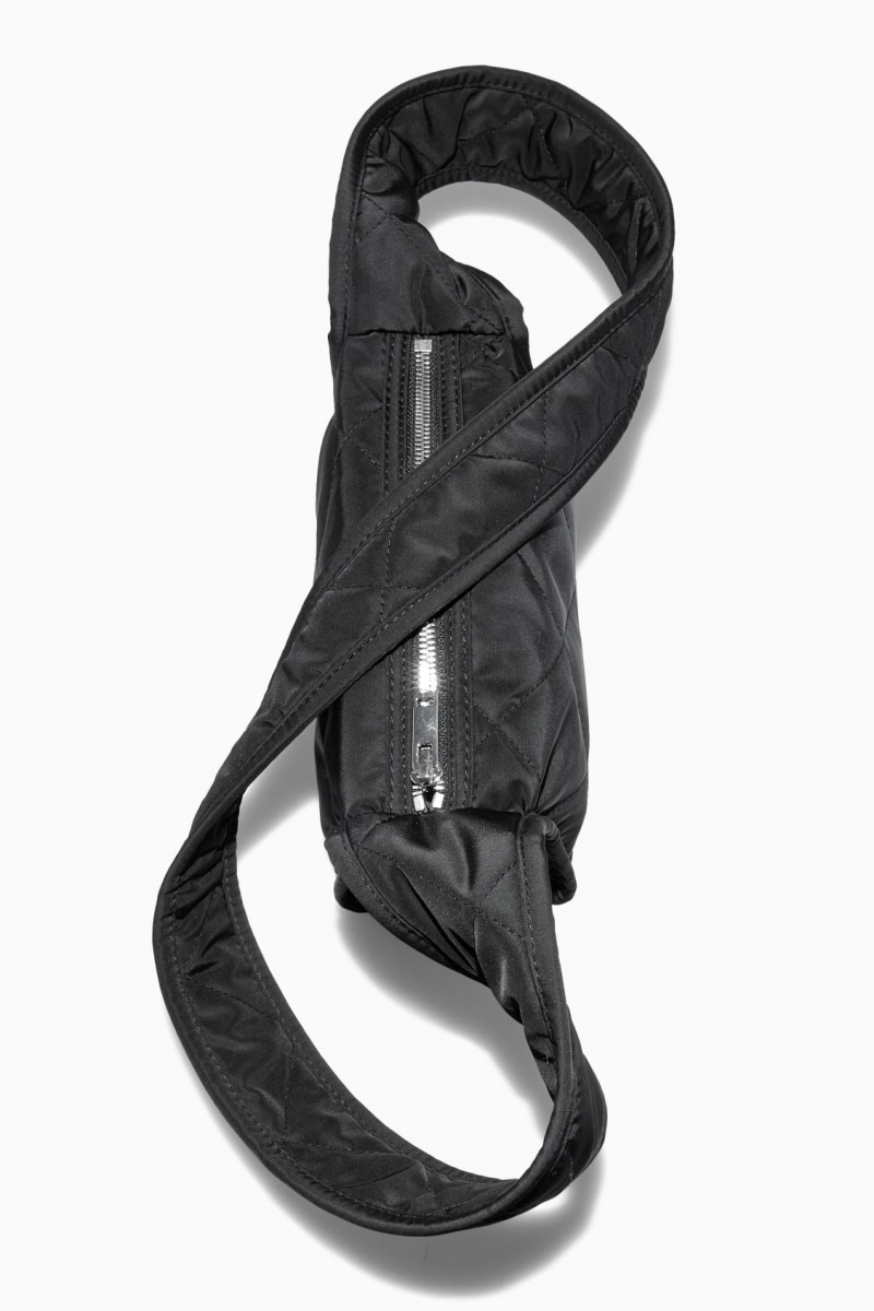 Dámské Crossbody Kabelka COS Mini Diamond-Prošívaný Černé | JRGB-32748