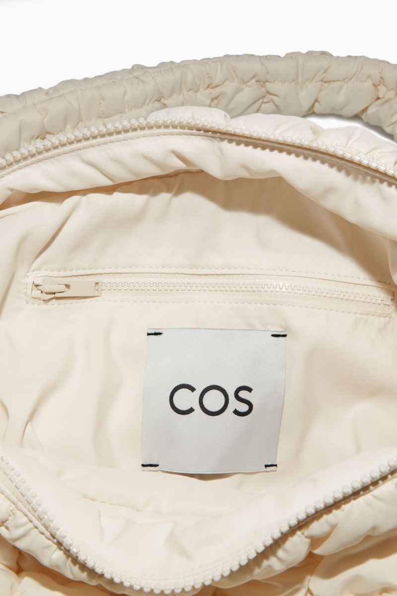 Dámské Crossbody Kabelka COS Oversized Prošívaný Bílé | HVLM-23147