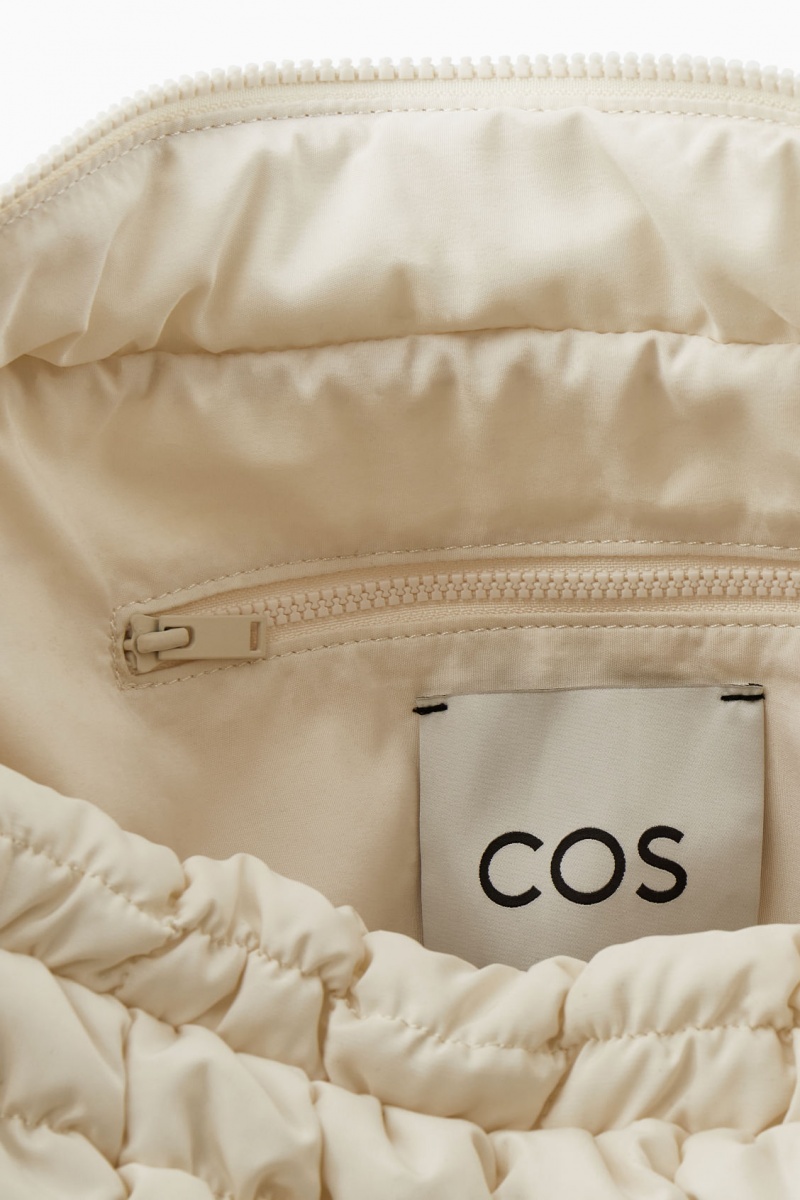Dámské Crossbody Kabelka COS Oversized Prošívaný Bílé | HVLM-23147