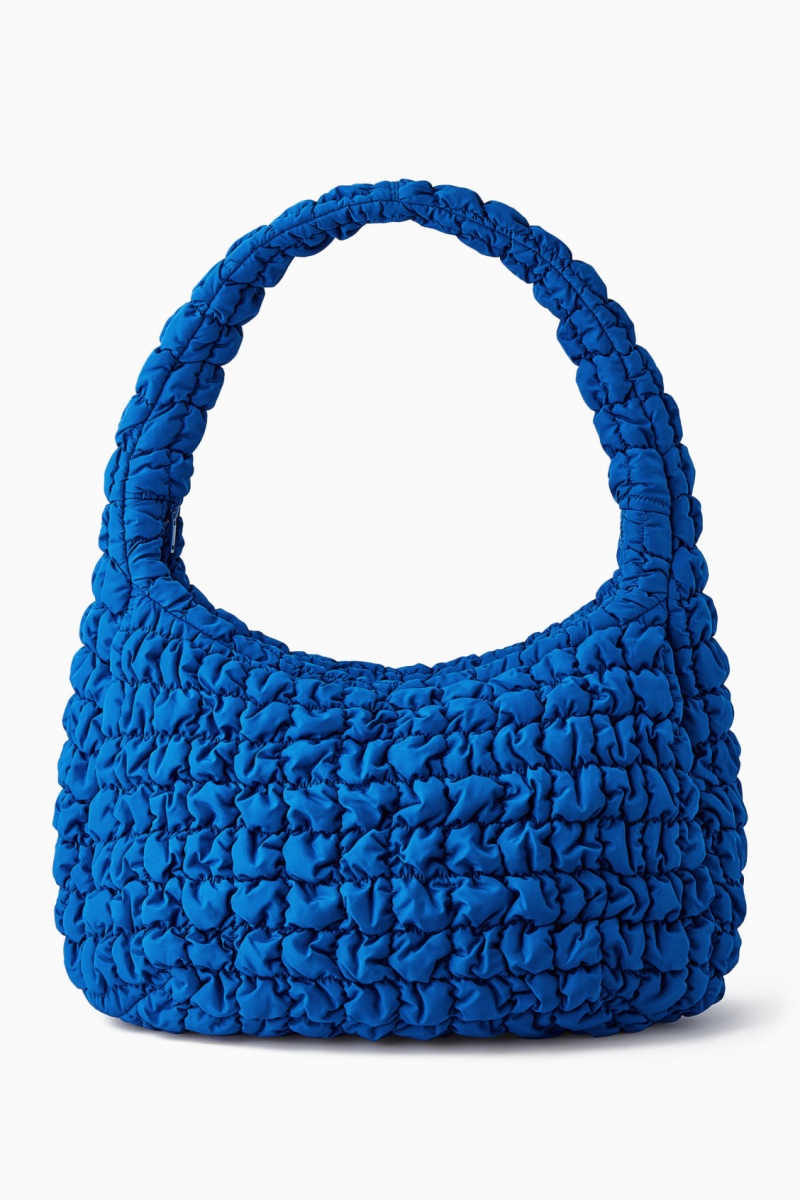 Dámské Crossbody Kabelka COS Oversized Prošívaný Blankyt | GKSR-28603