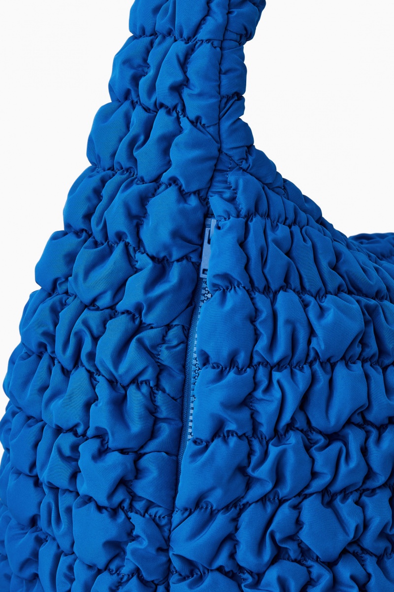 Dámské Crossbody Kabelka COS Oversized Prošívaný Blankyt | GKSR-28603