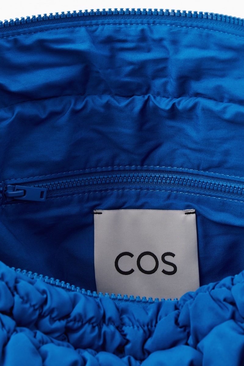 Dámské Crossbody Kabelka COS Oversized Prošívaný Blankyt | GKSR-28603