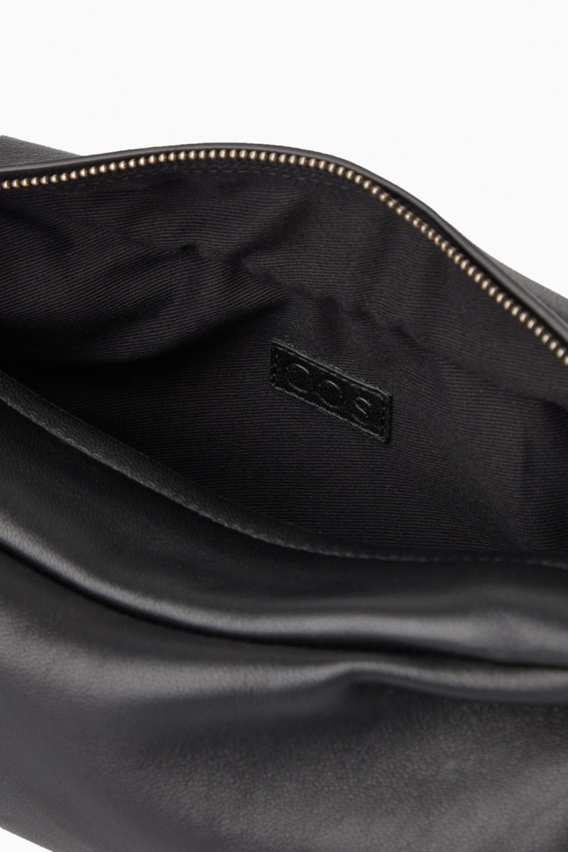 Dámské Crossbody Kabelka COS Swing Crossbody Læder Černé | CNRH-39526