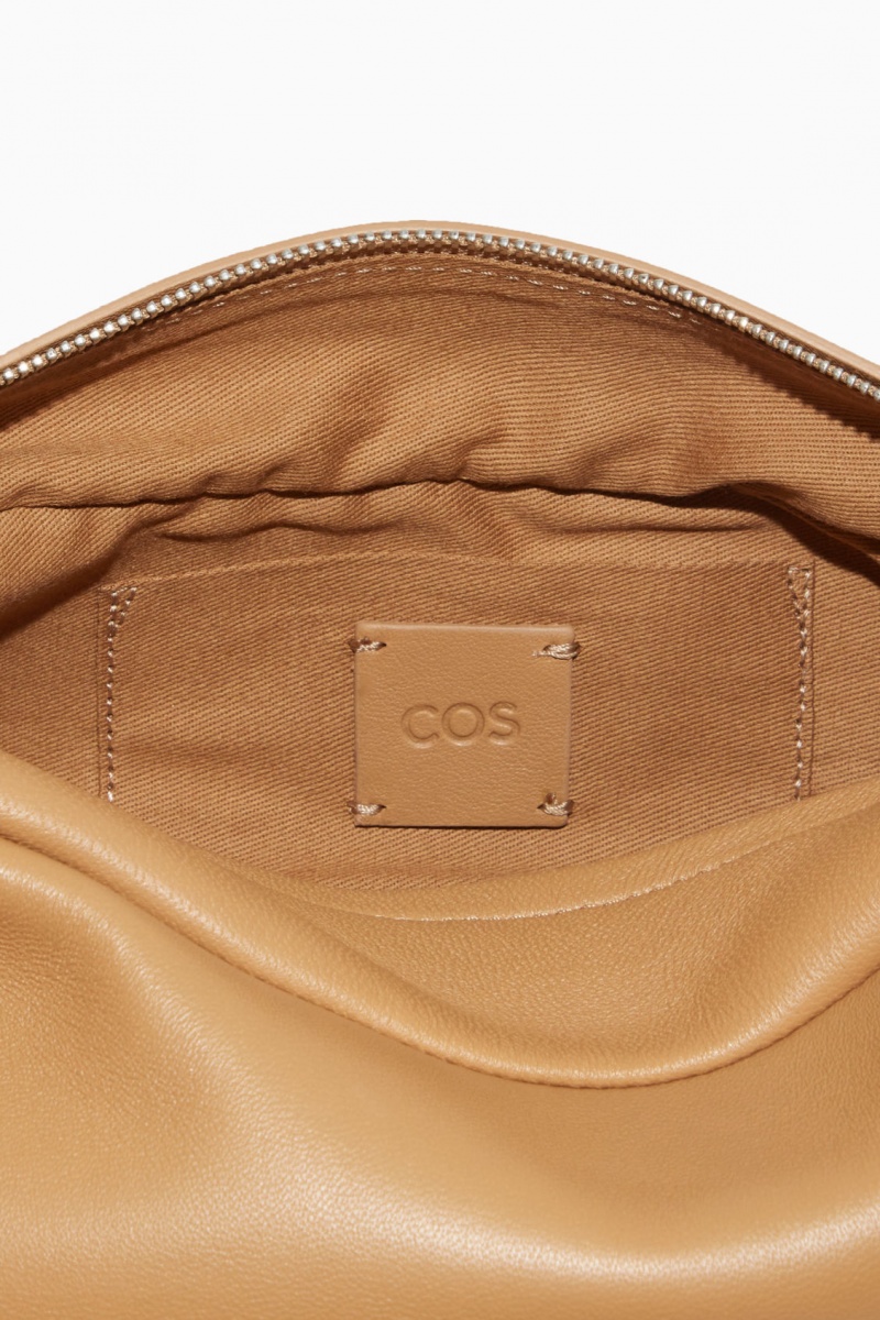 Dámské Crossbody Kabelka COS Swing Crossbody Læder Béžový | ITYO-23019
