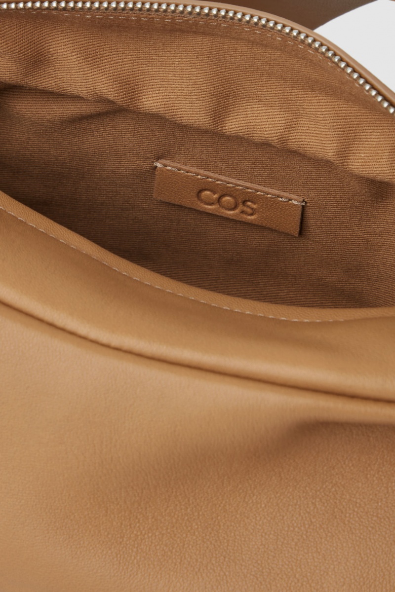 Dámské Crossbody Kabelka COS Swing Crossbody Læder Béžový | ITYO-23019