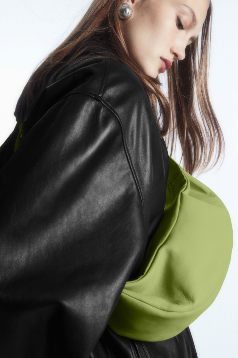 Dámské Crossbody Kabelka COS Swing Crossbody Læder Světle Zelene | LUKP-86702