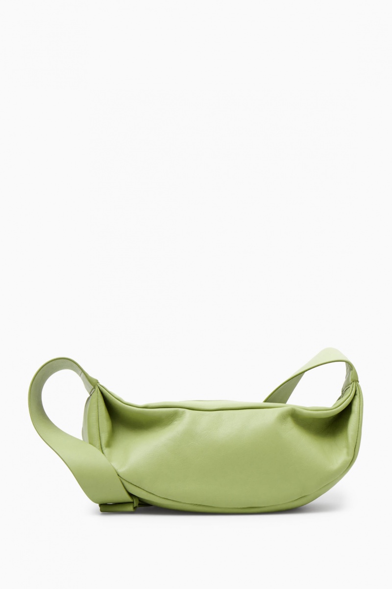 Dámské Crossbody Kabelka COS Swing Crossbody Læder Světle Zelene | LUKP-86702