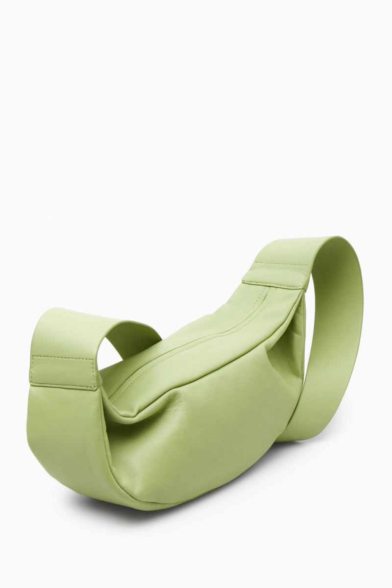 Dámské Crossbody Kabelka COS Swing Crossbody Læder Světle Zelene | LUKP-86702