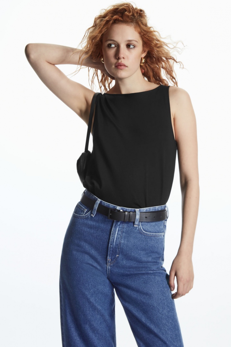 Dámské Džíny COS Arch Tapered Blankyt | HMUF-84250