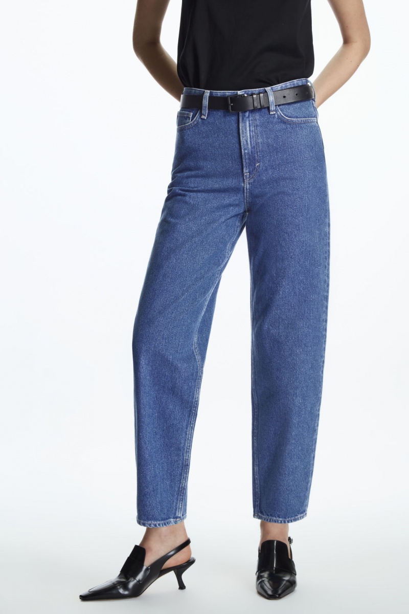 Dámské Džíny COS Arch Tapered Blankyt | HMUF-84250