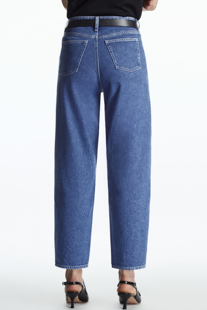 Dámské Džíny COS Arch Tapered Blankyt | HMUF-84250