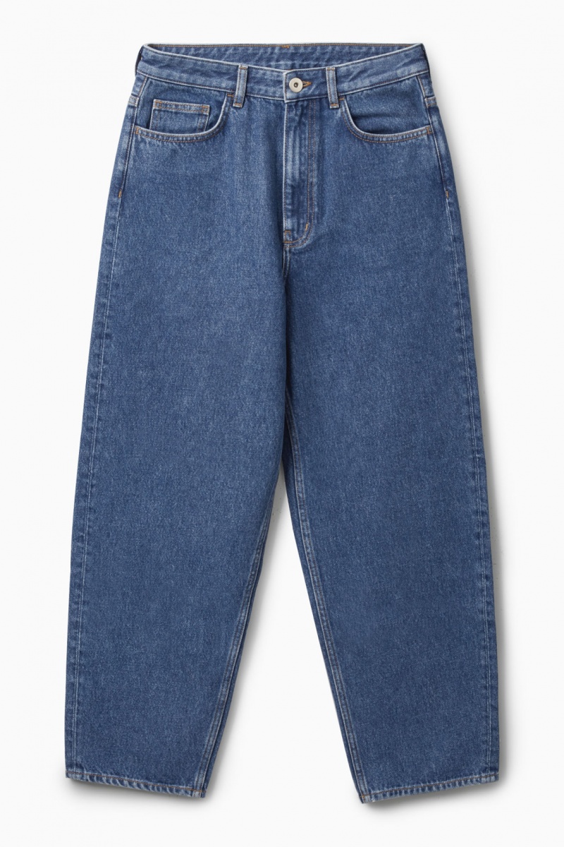 Dámské Džíny COS Arch Tapered Indigo Blankyt | FSCD-35124