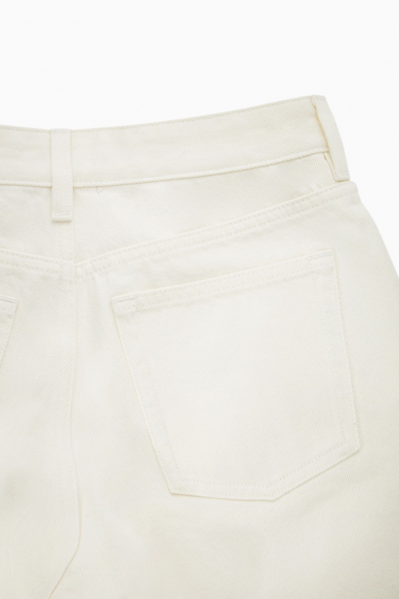 Dámské Džíny COS Arch Tapered Krém | QCDL-31268