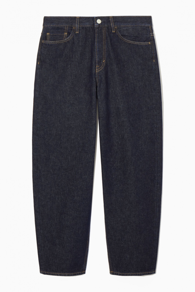 Dámské Džíny COS Arch Tapered Tmavě Blankyt | QOZA-15740