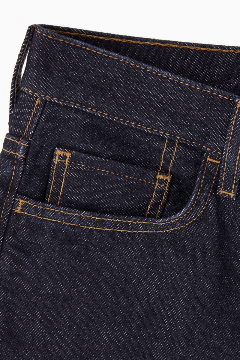 Dámské Džíny COS Arch Tapered Tmavě Blankyt | QOZA-15740