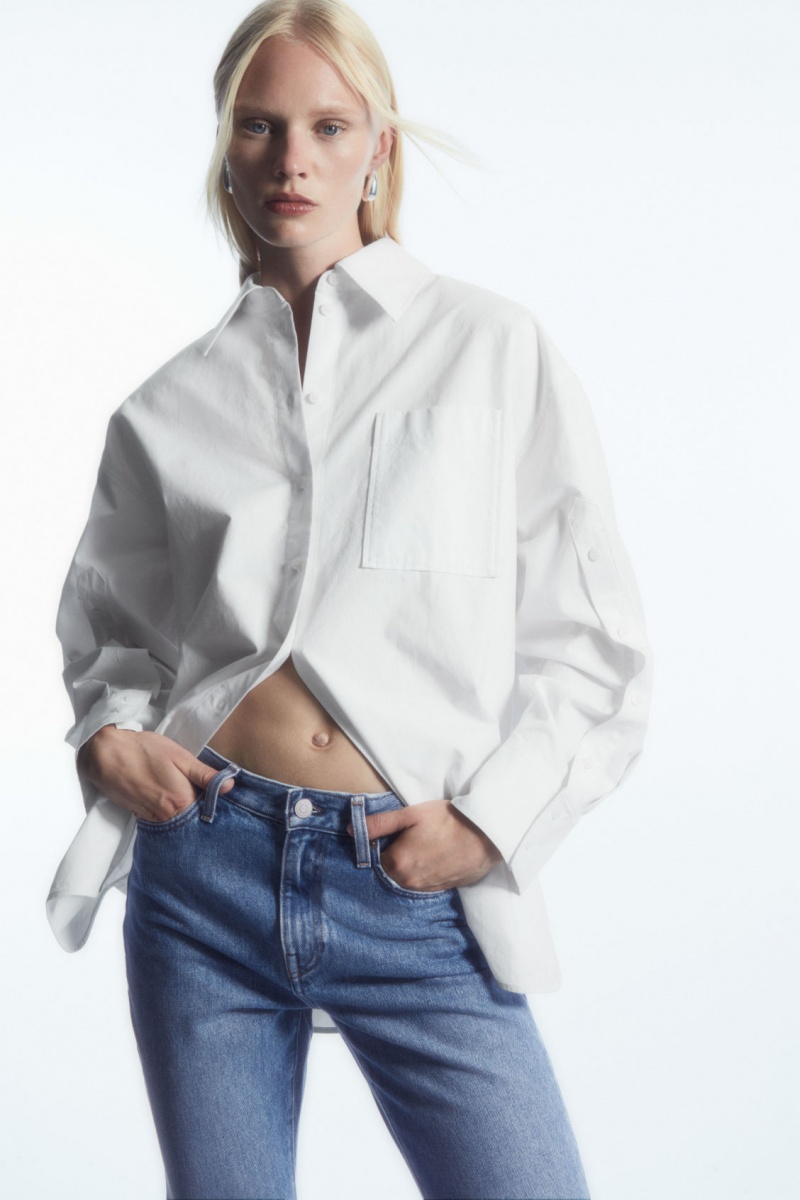 Dámské Džíny COS Spire Bootcut Světle Blankyt | CVNX-30475