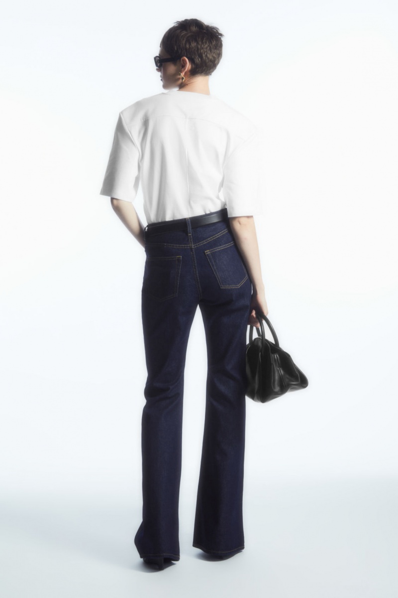 Dámské Džíny COS Spire Bootcut Tmavě Blankyt | ECYQ-23897