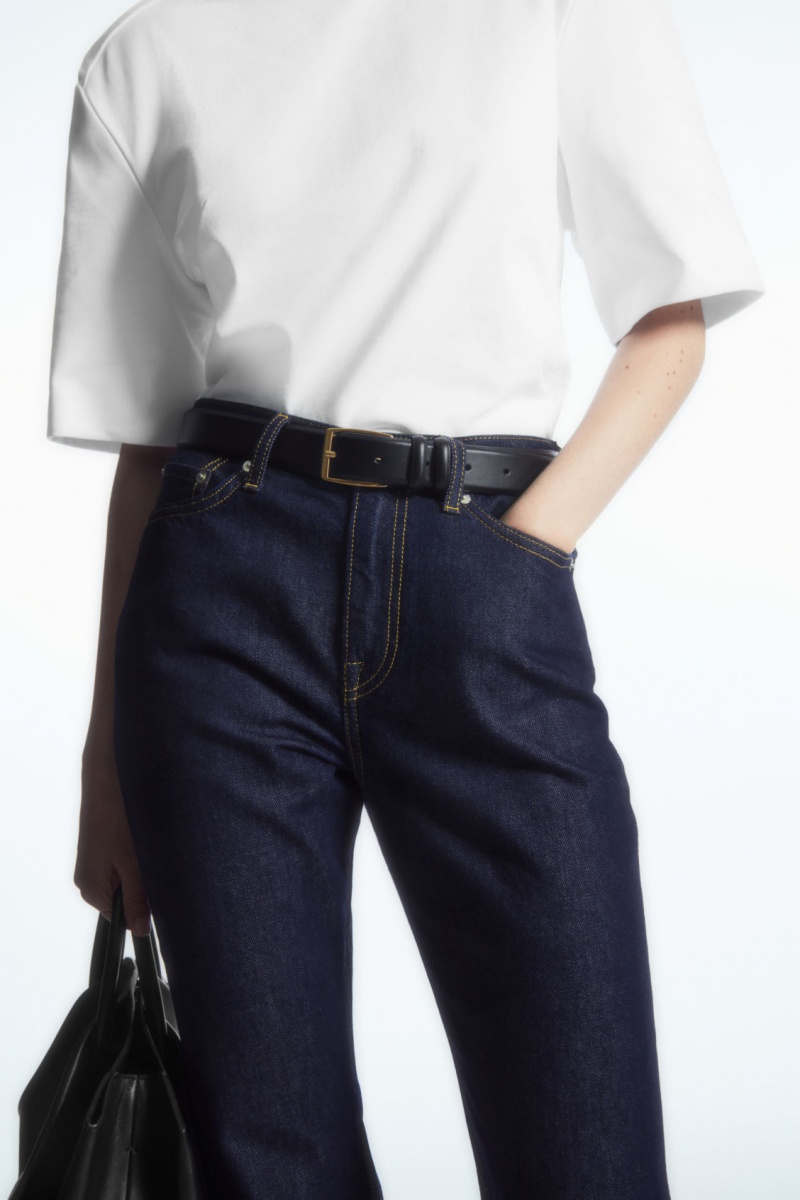 Dámské Džíny COS Spire Bootcut Tmavě Blankyt | ECYQ-23897