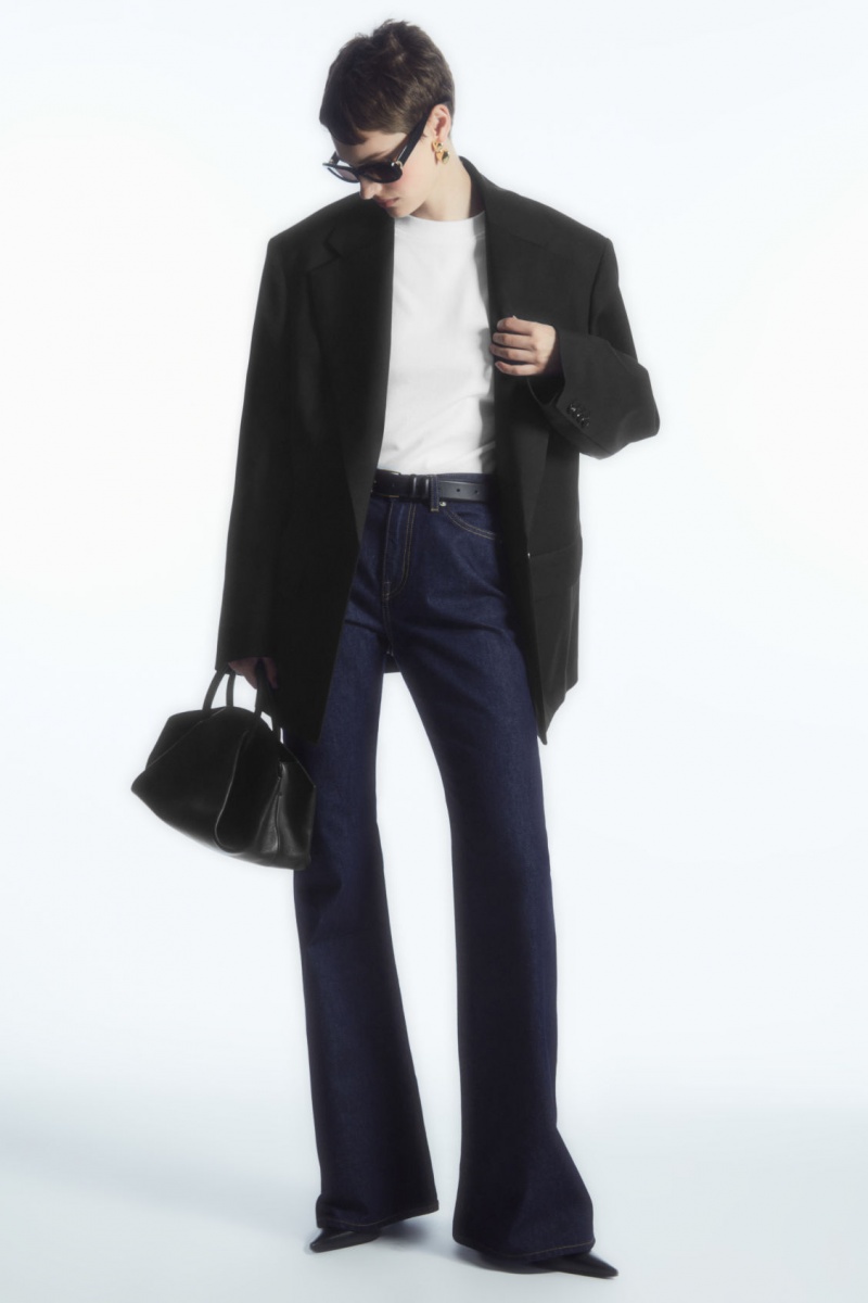 Dámské Džíny COS Spire Bootcut Tmavě Blankyt | ECYQ-23897