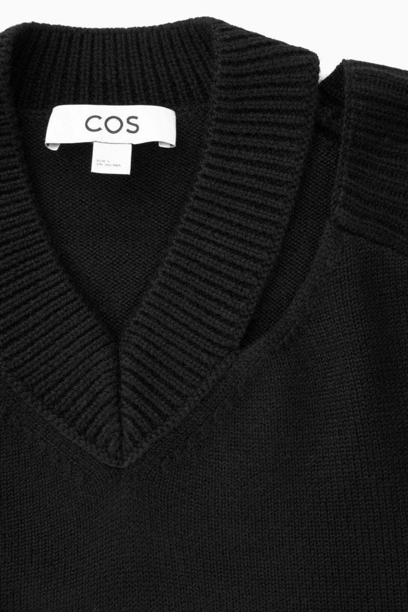 Dámské Jumpers COS Deconstructed Vlna Černé | DEFM-85971