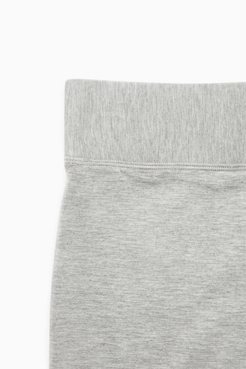 Dámské Kalhoty COS Flared Jersey Světle Šedé | COZW-27465