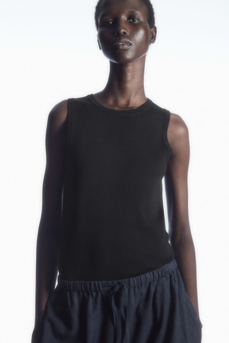 Dámské Kalhoty COS Lehké Drawstring Cargo Tmavě Blankyt | RKSF-92658