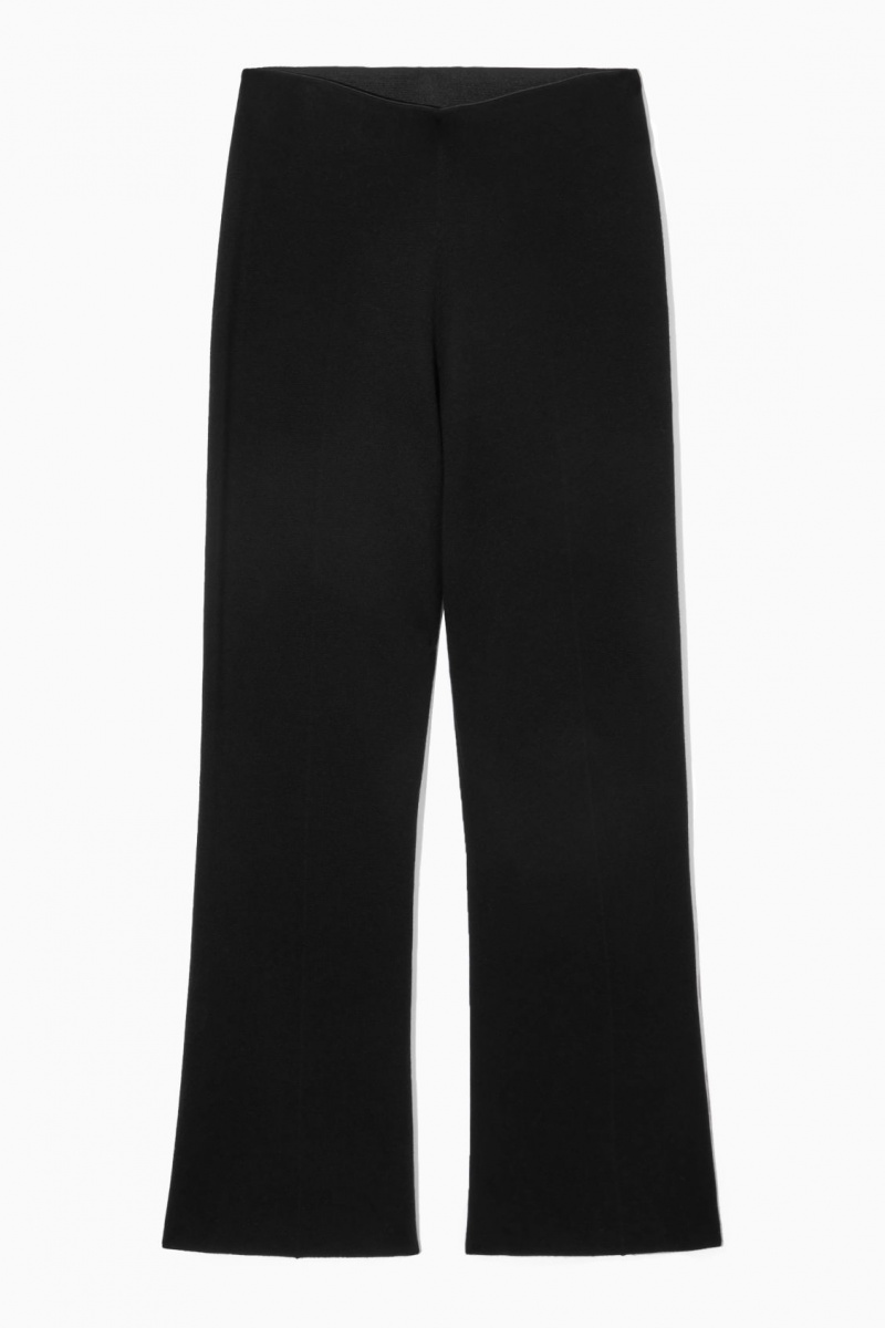 Dámské Kalhoty COS Milano-Knit Černé | JAGD-87391