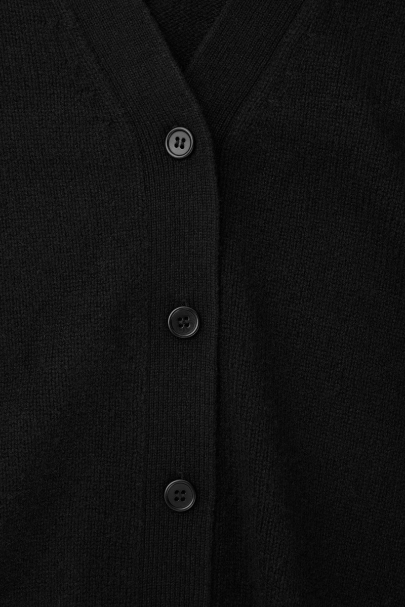 Dámské Kardigan COS Pure Cashmere Černé | PQHV-06829