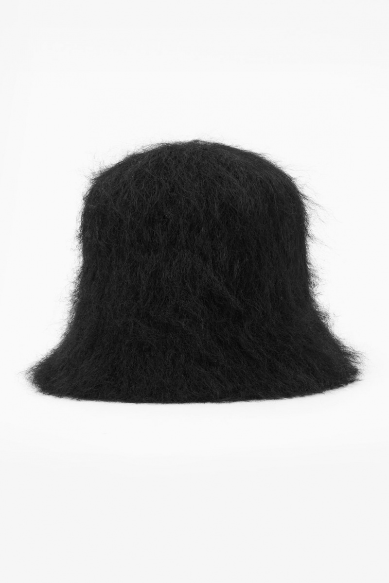 Dámské Klobouky COS Mohair Bucket Černé | MFPG-75103