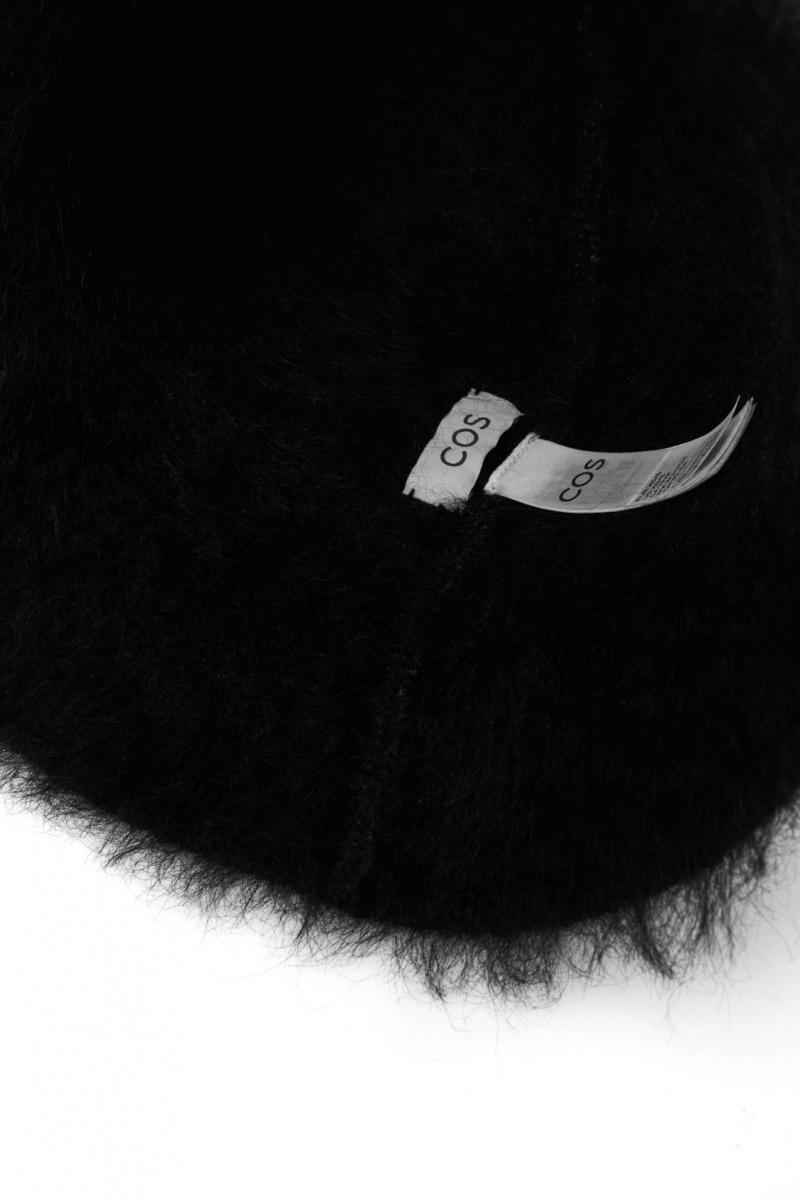 Dámské Klobouky COS Mohair Bucket Černé | SAEV-26530