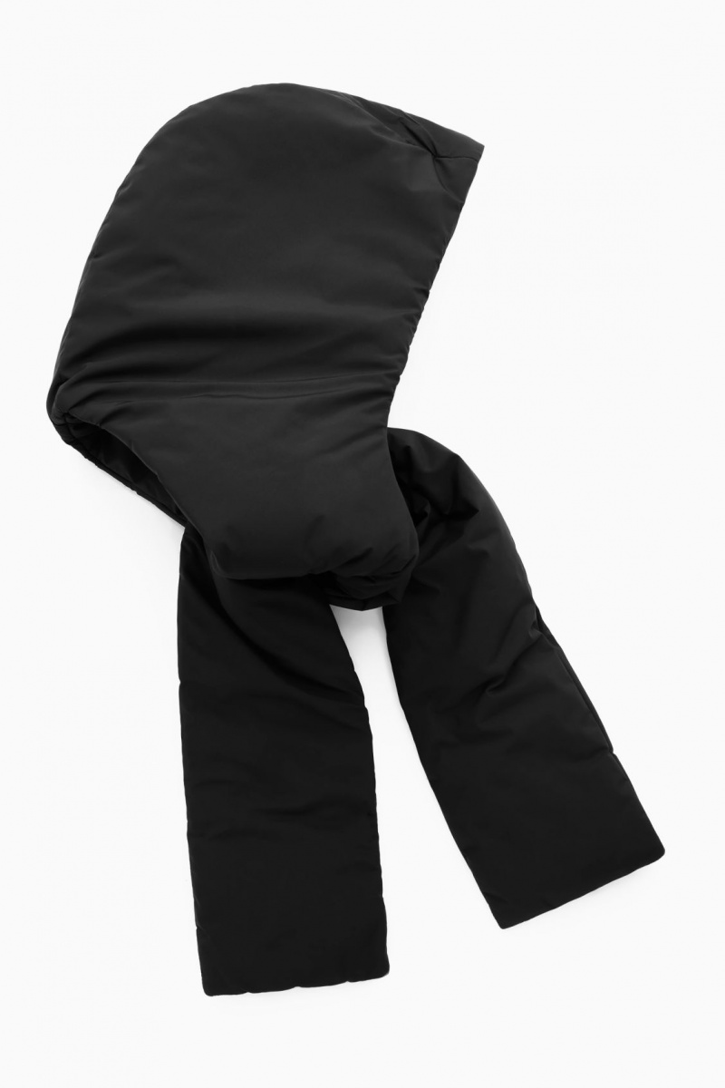 Dámské Klobouky COS Polstrovaný Shell Hood Černé | DPRQ-58402