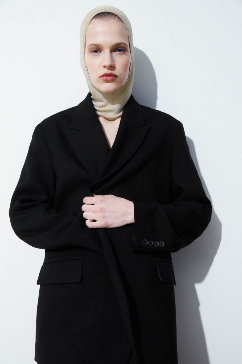 Dámské Klobouky COS The Pletené Balaclava Béžový | TSJD-57230