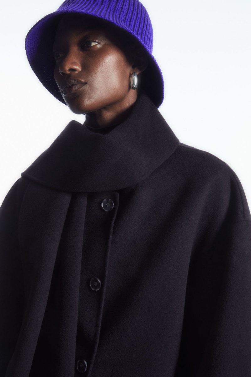 Dámské Klobouky COS Žebrovaný Merino Vlna Bucket Blankyt | GLAM-78054