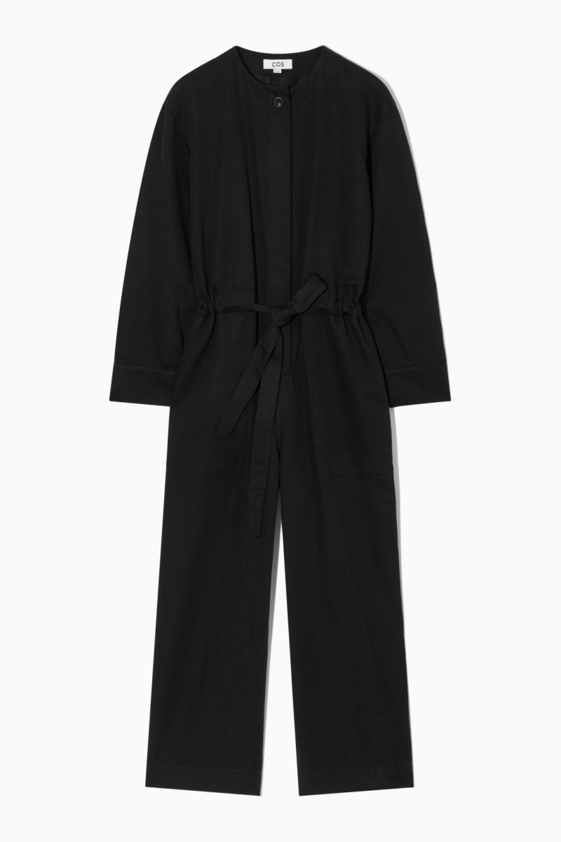 Dámské Kombinéza COS Drawstring-Pasem Černé | MLUQ-24817