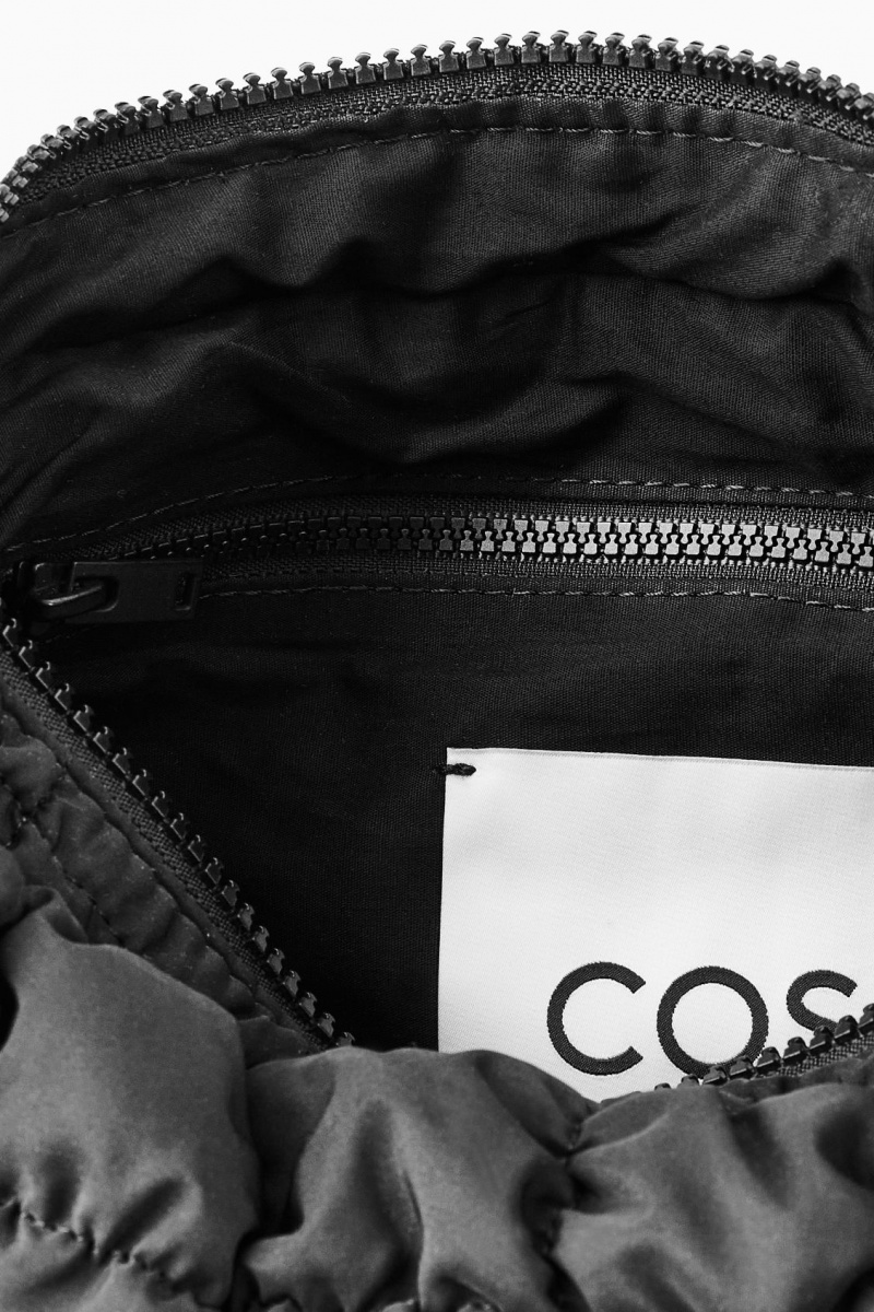 Dámské Mini Taška COS Prošívaný Černé | SQNM-91408